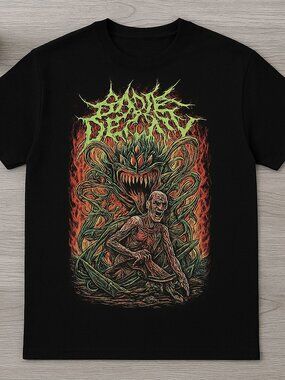 Cattle Decapitation Extreme Metal Graphic Band T-Shirt Black